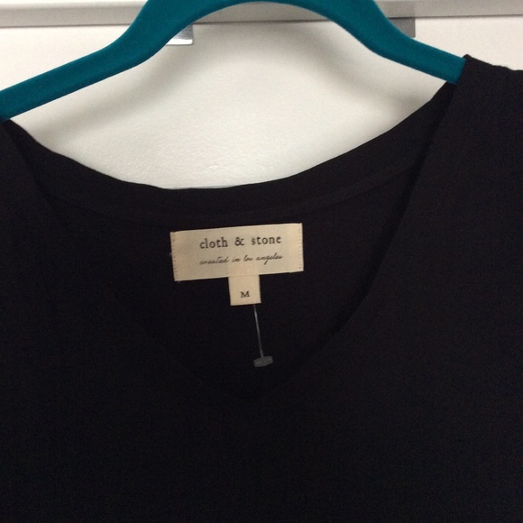 NWOT Anthro Cloth & Stone Draped Tee - Picture 9 of 10